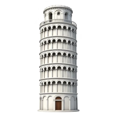 Leaning Tower Pisa sticker