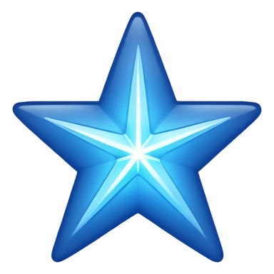 blue version of a ⭐ sticker