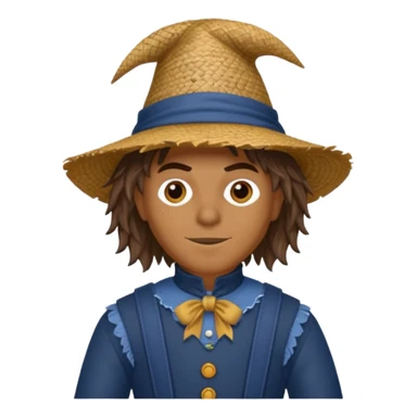 Scarecrow from The Land of Oz with dark blue outfit sticker