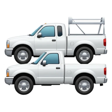 WHITE PICKUPTRUCK SIDE VIEW ELLISDON ON SIDE OF TRUCK sticker