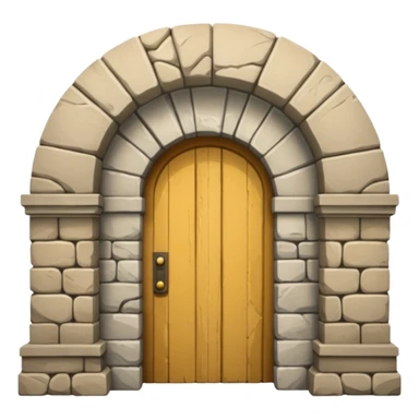 arch in a doorway sticker