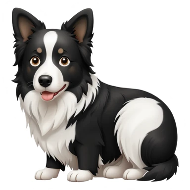 border collie dog sticker