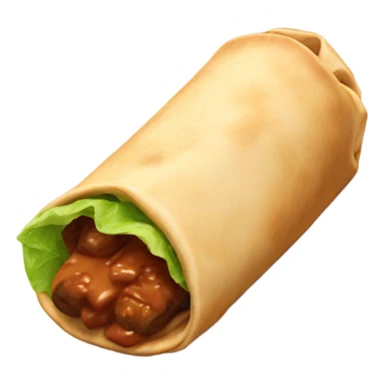 Brown mushy chipotle burrito sticker