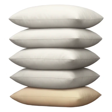 aesthetic pillow stack sticker