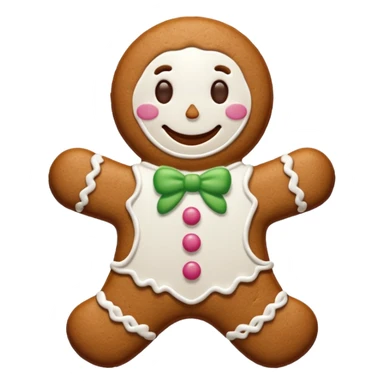 Gingerbread stylised sticker