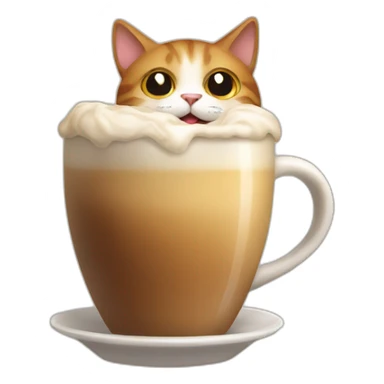 Morning coffee cat sticker