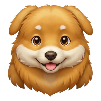 friendly dog animal sticker