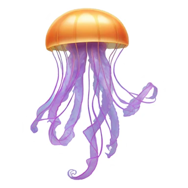 Jellyfish hula hooping sticker
