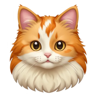 Cute Calico cat with Pinterest, creamy, soft vibe. sticker