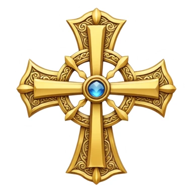 Golden Cross of Antioch sticker