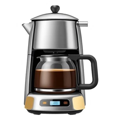 coffee pot machine  sticker