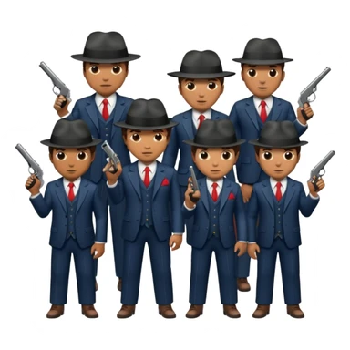 team of gangsters sticker