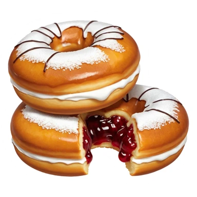 Filled Jam Donut Bombs sticker