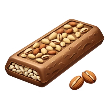 protein bar with nuts sticker