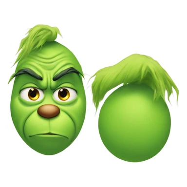 Grinch with a big butt sticker