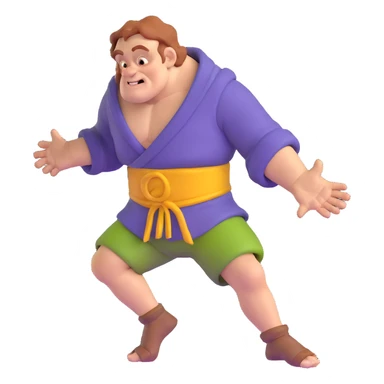Quasimodo the hunchback of Notre Dame sticker