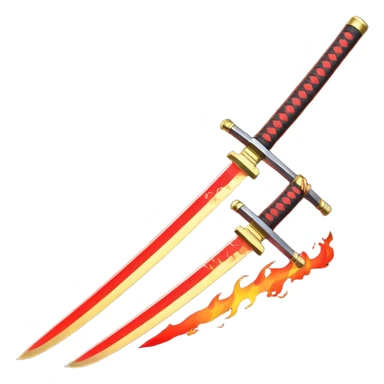 Rengoku katana sticker