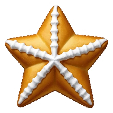 Christmas pandoro star sticker