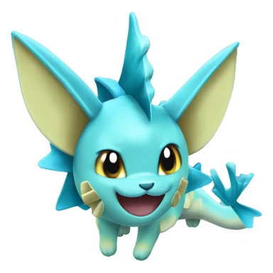 Vaporeon Water type Pokémon sticker