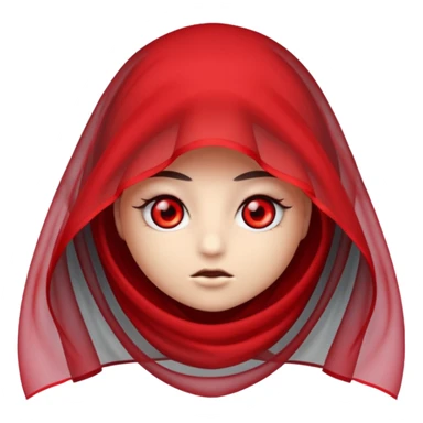 Red eyes with a vail of smoke sticker