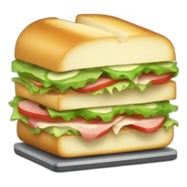 Happy Sandwich machine sticker