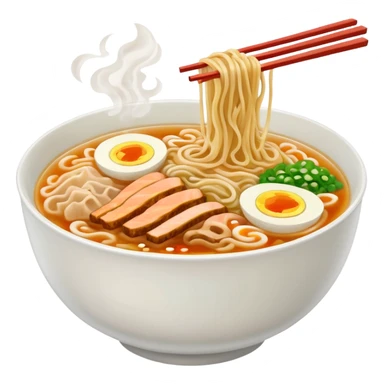 smoking hot ramen sticker