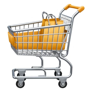 modern sopping cart sticker
