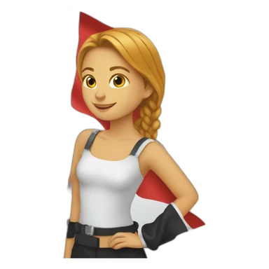 france brittany flag sticker