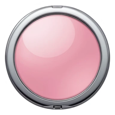 Blush compact mirror sticker
