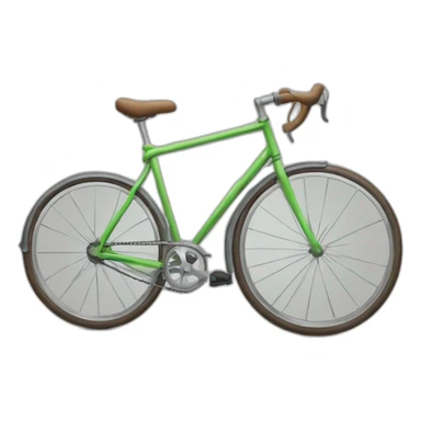 Vélo qui fait du weelhing sticker