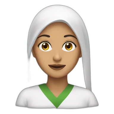 Saudi young woman sticker