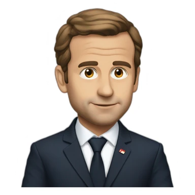 Macron fait dodo sticker