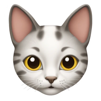 coquette cat sticker