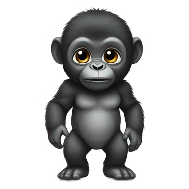 Baby Gorilla Wearing A Onesie sticker