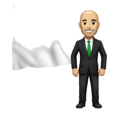 Zidane with algerian flag sticker