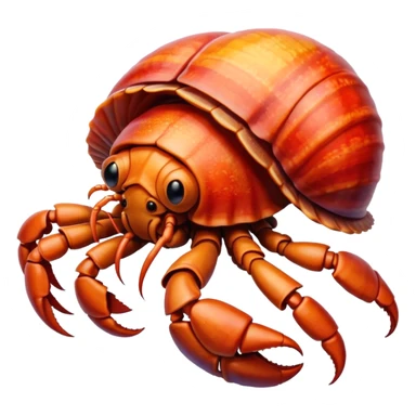 hermit crab sticker