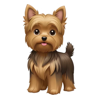 Yorkie with Down syndrome  sticker