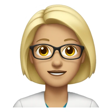 White woman coach  sticker