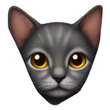 Kitten under covers sticker