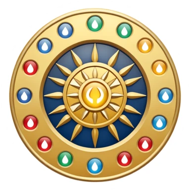 Light & Code Roundtable Bahai no people, just symbols. should have 9 points sticker