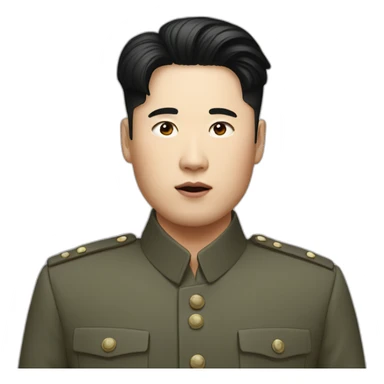 Kim jong Hun sticker