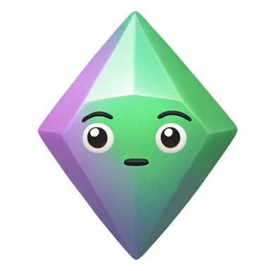 Pastel plumbob sims sticker