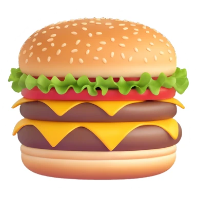 hamburger sticker