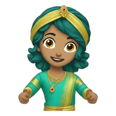 bhangra dancer ferozi sticker