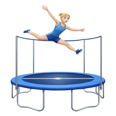 basic olympic standard trampoline sticker