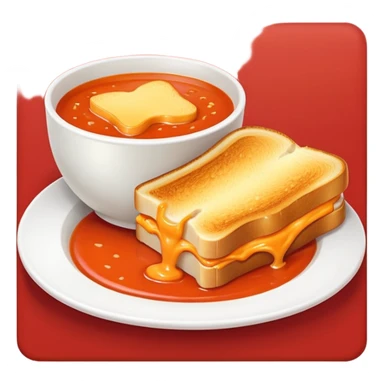 grilled cheese and tomato soup sticker