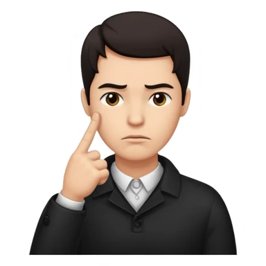 put your big finger on the neck  sticker