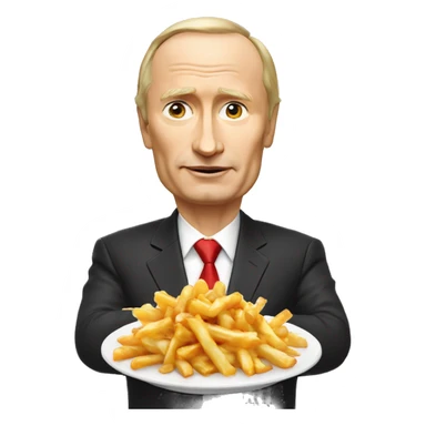 Vladimir Poutine who’s eat a poutine  sticker