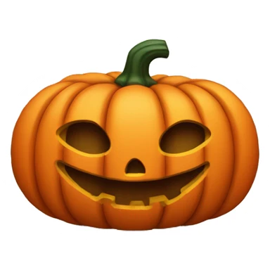 Jackolantern wearing a sweater  sticker