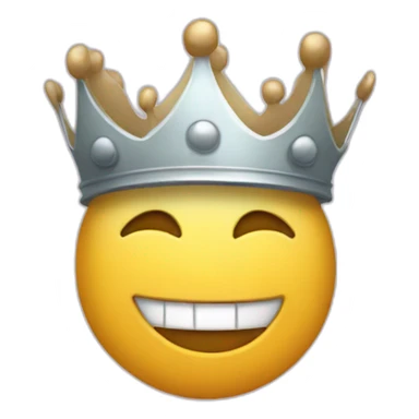 "A" with crown and plasters sticker